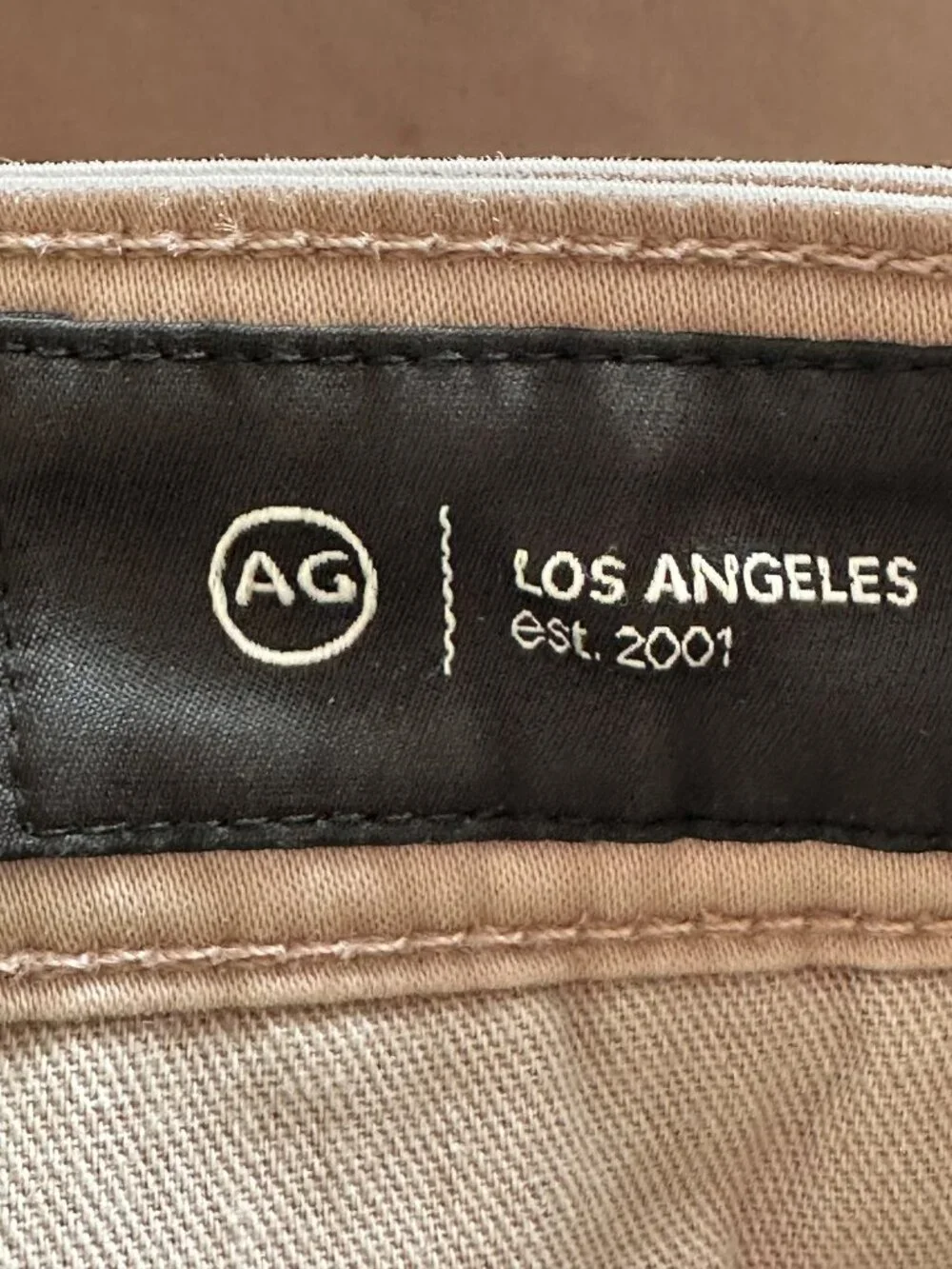 AG Adriano Goldschmied Men's Wanderer Rose Colored Trouser Sateen Shorts Size 34